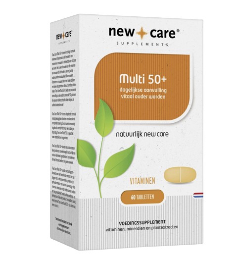 New Care Multi 50+ dagelijkse aanvulling, vitaal ouder worden Inhoud  60  tabletten