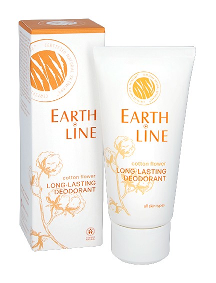 Earth Line Long lasting deodorant cotton flower (50 Milliliter)