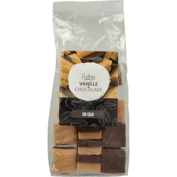 Mijnnatuurwinkel Fudge vanille chocolade (300 Gram)