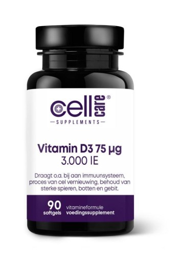 Cellcare Vitamine D3 75mcg 3000IE (90 Softgels)