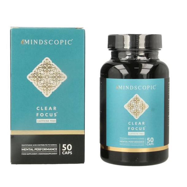 Mindscopic Clear focus caffeine free (50 Capsules)