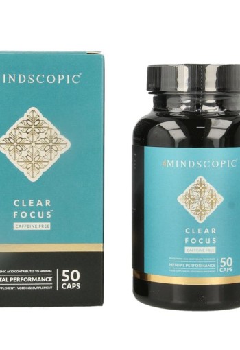 Mindscopic Clear focus caffeine free (50 Capsules)