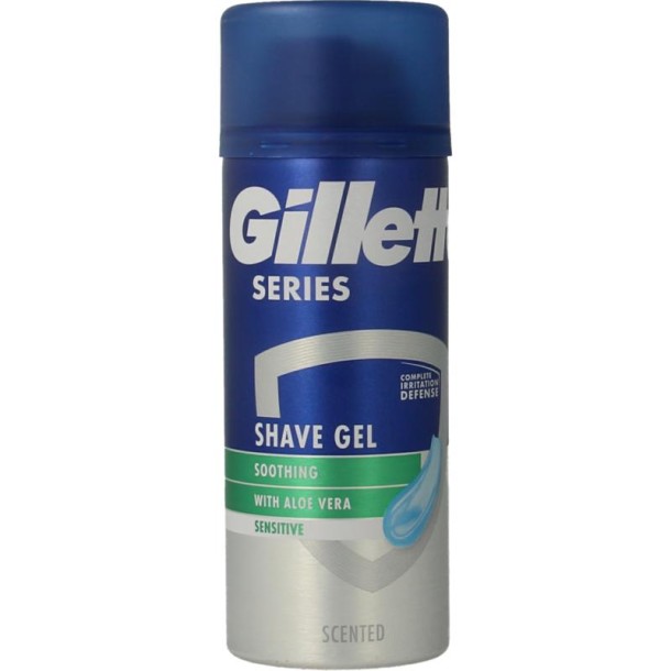 Gillette Series scheergel gevoelige huid (75 Milliliter)