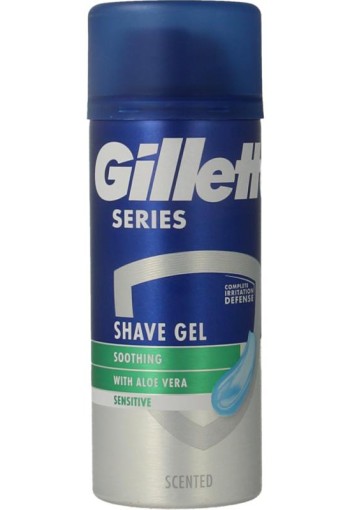 Gillette Series scheergel gevoelige huid (75 Milliliter)