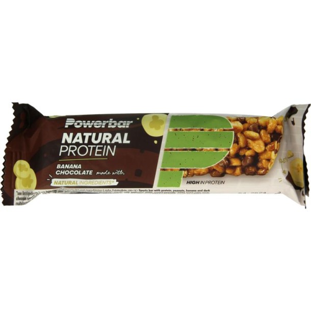 Powerbar Natural protein bar banaan chocolade (40 Gram)