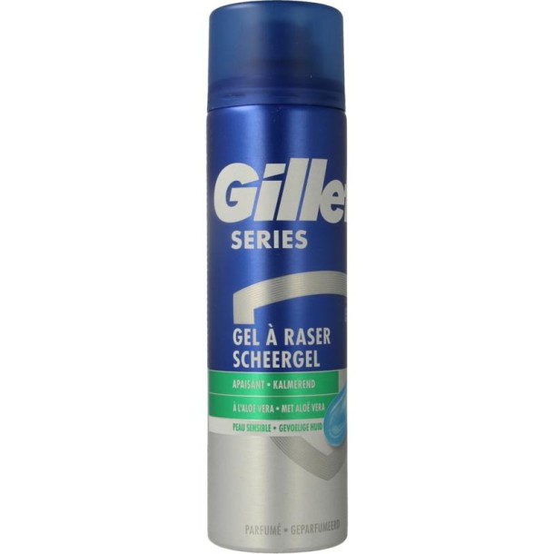 Gillette Series shaving gel sensitive (200 Milliliter)