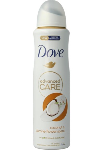 Dove Deodorant spray nourish coconut & jasmine (150 Milliliter)