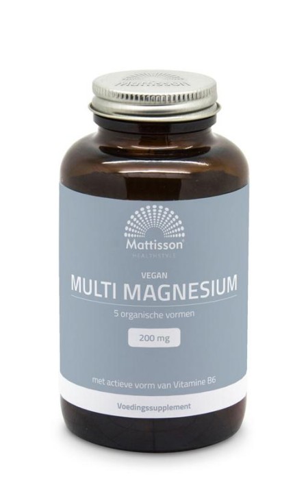 Mattisson Multi magnesium complex 200mg vegan (180 Tabletten)