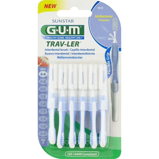 Gum Trav-Ler Lavender Tandenragers 0,6 MM