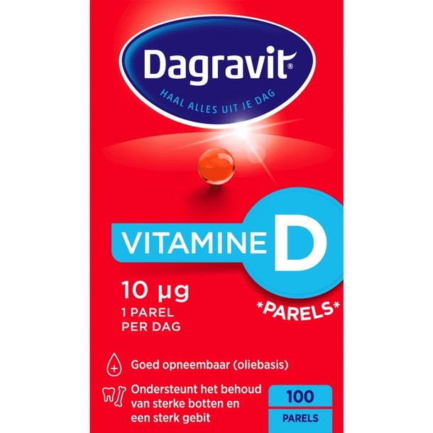 Dagravit Vitamine D Parels 100stuks