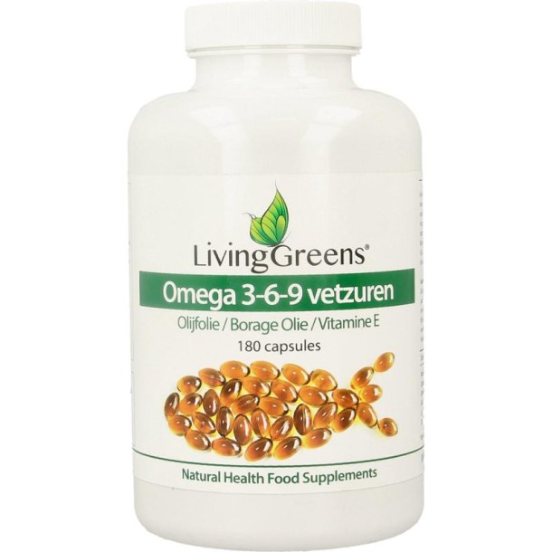 Livinggreens Omega 3-6-9 complex (180 Capsules)