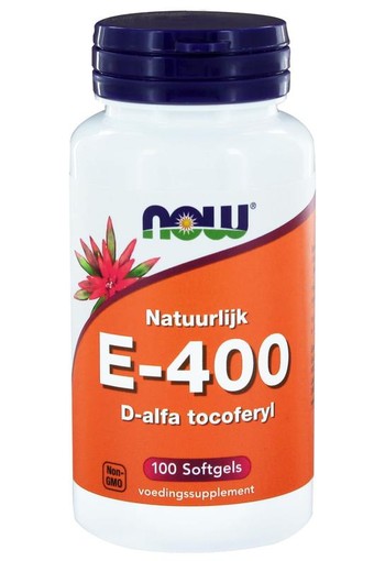NOW Vitamine E-400 d-alfa tocoferyl (100 Softgels)