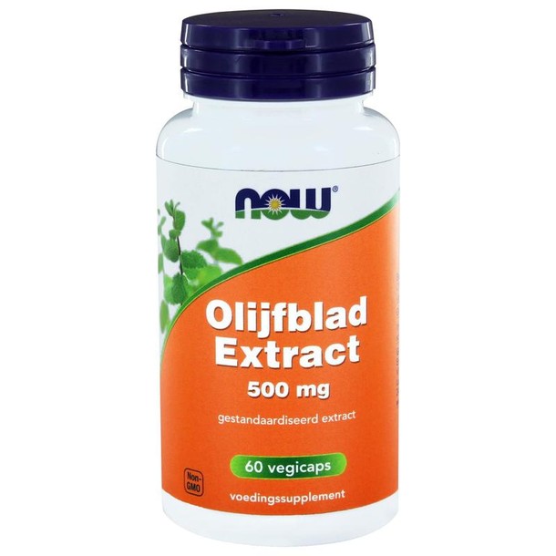 NOW Olijfblad Extract 500mg (60 Vegetarische capsules)