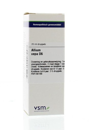 VSM Allium cepa D6 (20 Milliliter)