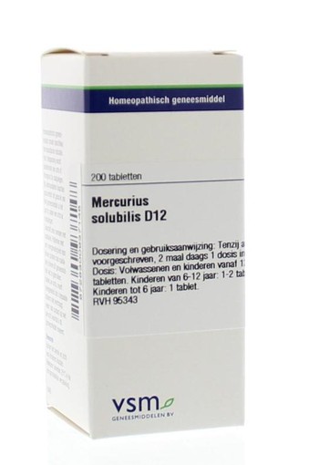 VSM Mercurius solubilis D12 (200 Tabletten)
