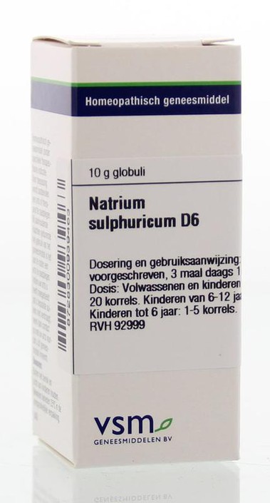 VSM Natrium sulphuricum D6 (10 Gram)