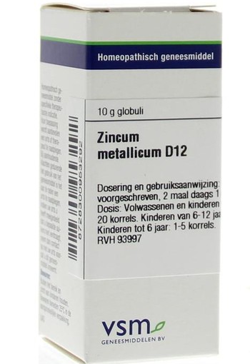 VSM Zincum metallicum D12 (10 Gram)