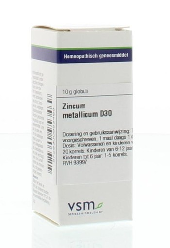 VSM Zincum metallicum D30 (10 Gram)