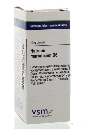 VSM Natrium muriaticum D6 (10 Gram)