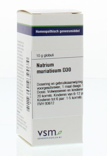 VSM Natrium muriaticum D30 (10 Gram)