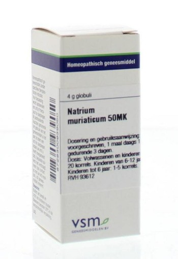 VSM Natrium muriaticum 50MK (4 Gram)