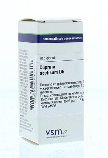 VSM Cuprum aceticum D6 (10 Gram)