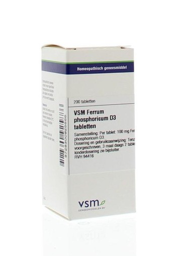 VSM Ferrum phosphoricum D3 (200 Tabletten)