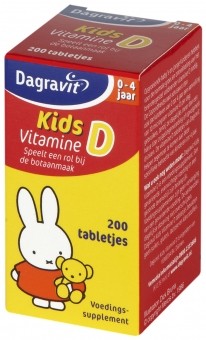 Dagravit Vitamine D Tablet Kids 200st