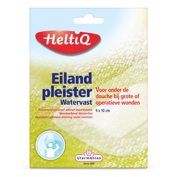 Heltiq Eilandpleister watervast 9 x 10cm (4 Stuks)