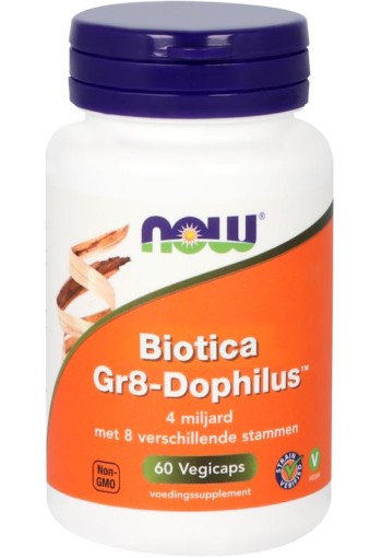 NOW Biotica Gr8-dophilus vh probiotica (60 Vegetarische capsules)