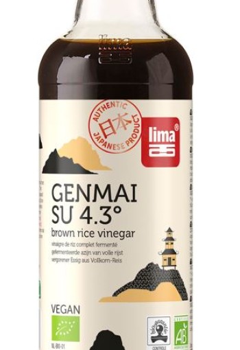 Lima Genmai-su rijstazijn bio (250 Milliliter)