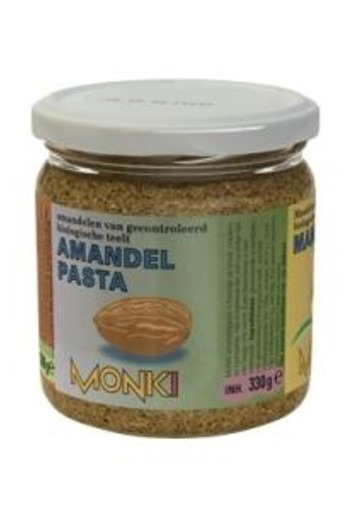 Monki Amandelpasta met zout bio (330 Gram)