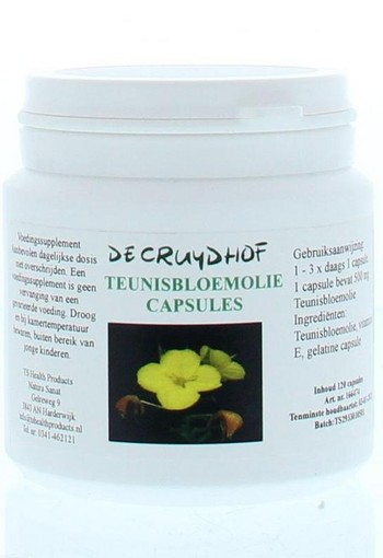 Cruydhof Teunisbloemolie capsules (120 Capsules)