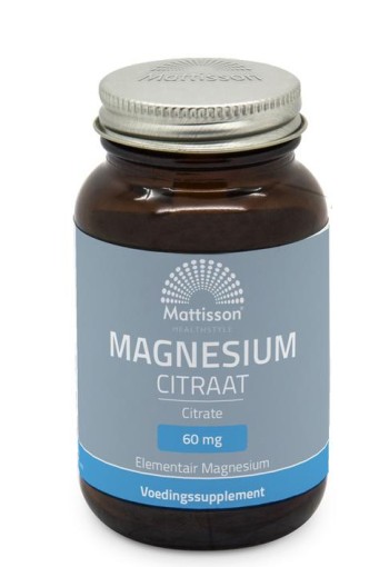 Mattisson Absolute magnesium citraat (60 Vegetarische capsules)