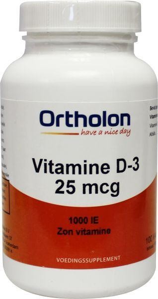 Ortholon D 25 mcg 1000IE (100 Vegetarische capsules)