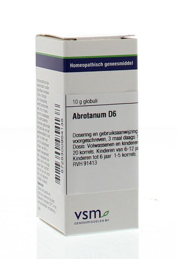 VSM Abrotanum D6 (10 Gram)