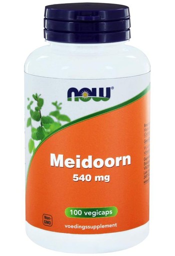 NOW Meidoorn 540 mg (100 Vegetarische capsules)
