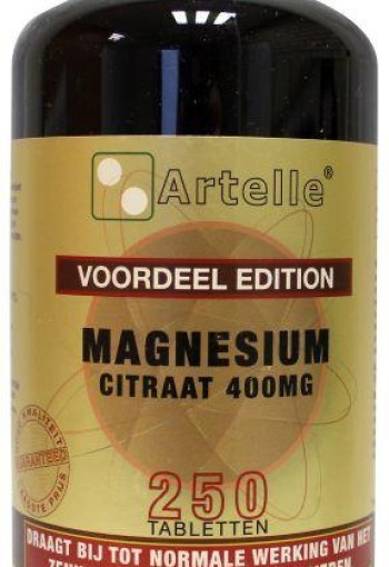 Artelle Magnesium citraat elementair (250 Tabletten)