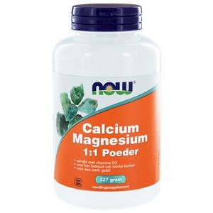 NOW Calcium & magnesium 1:1 (227 Gram)