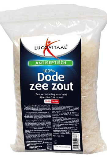 Lucovitaal Dode zeezout zak (1 kilogram)