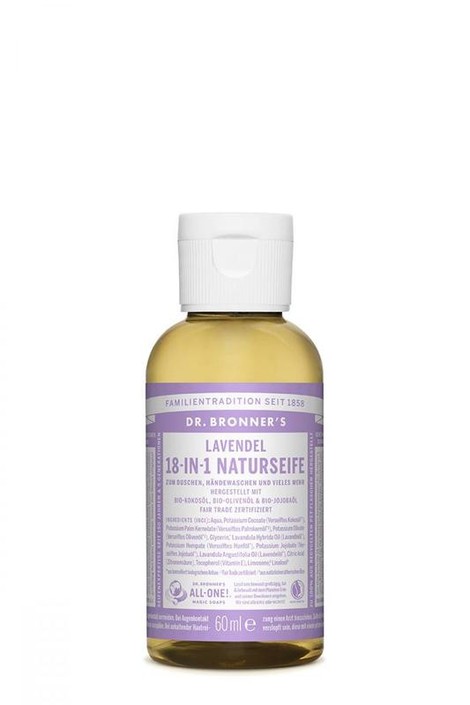 Dr Bronners Liquid soap lavendel (60 Milliliter)
