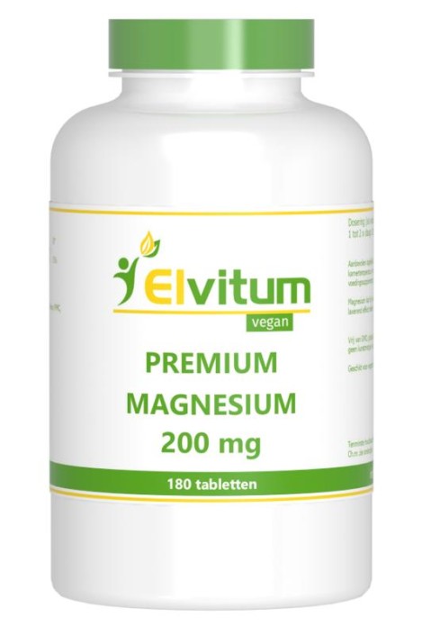 Elvitum Premium magnesium 200mg (180 Tabletten)