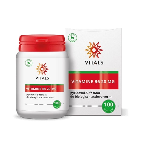 Vitals Vitamine B6 20 mg (100 Capsules)