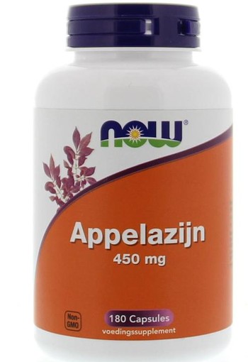 NOW Appelazijn 450 mg (180 Capsules)