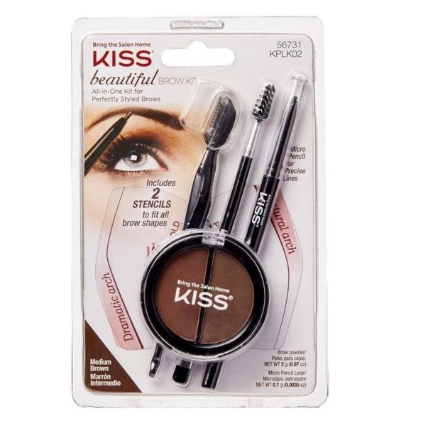 Kiss Beautiful brow kit (1 Stuks)