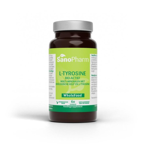 Sanopharm L-Tyrosine plus wholefood (60 Capsules)