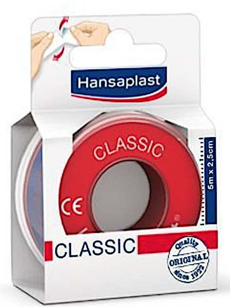 Hansaplast Hechtpleister Classic 5 M X 2.5 Cm 2.5x5m