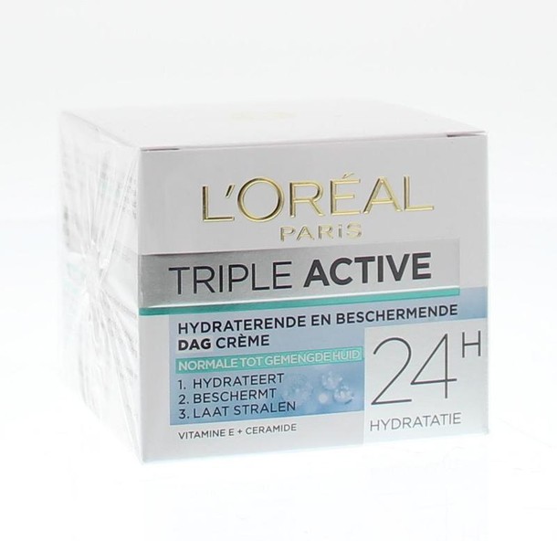 Loreal Dermo expertise triple active norm/gem hd dagcreme (50 Milliliter)