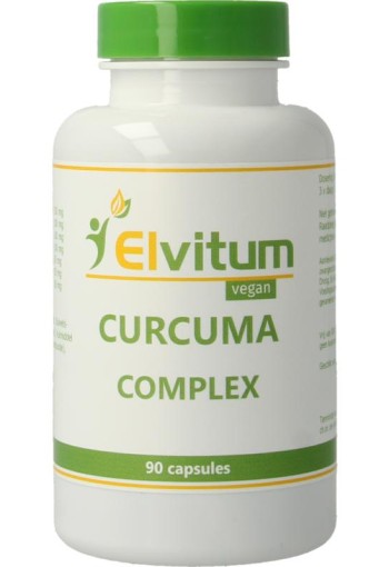 Elvitum Curcuma complex (90 Vegetarische capsules)