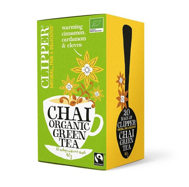 Clipper Chai green tea bio (20 Zakjes)